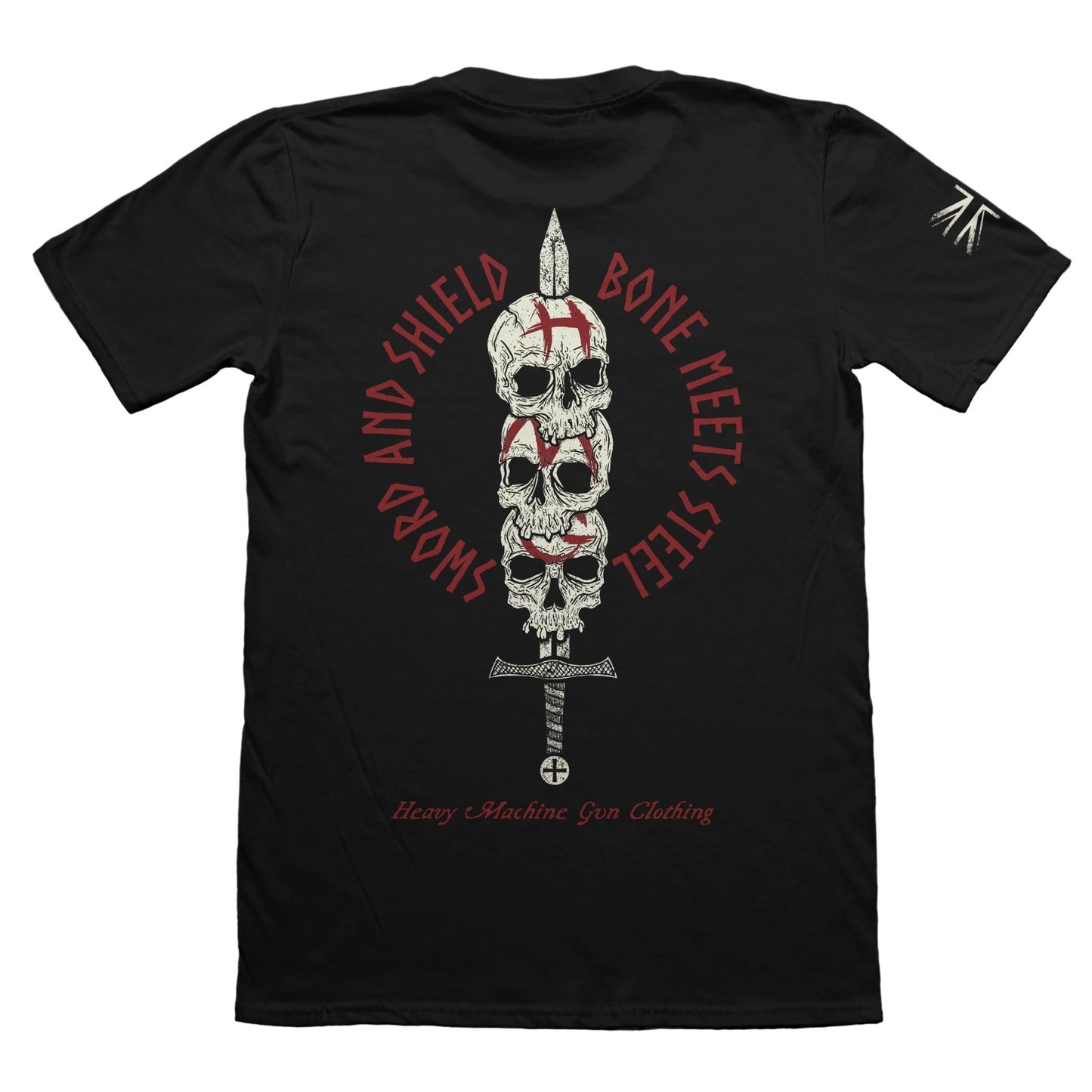 Bone Meets Steel T-shirt - HMG Clothing
