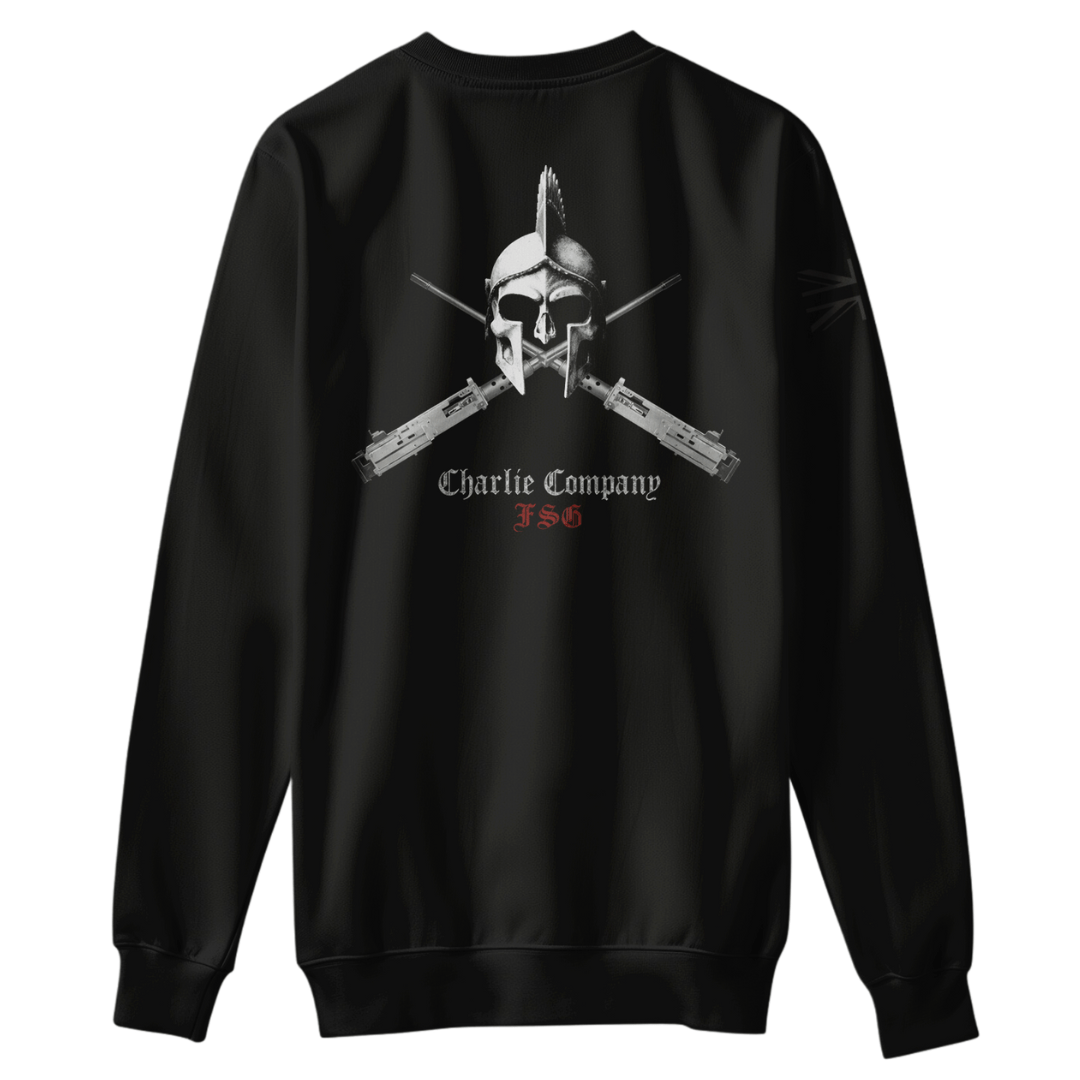 C Coy FSG Sweatshirt 40 Commando Royal Marines design with Union Jack — veteran-owned British military apparel