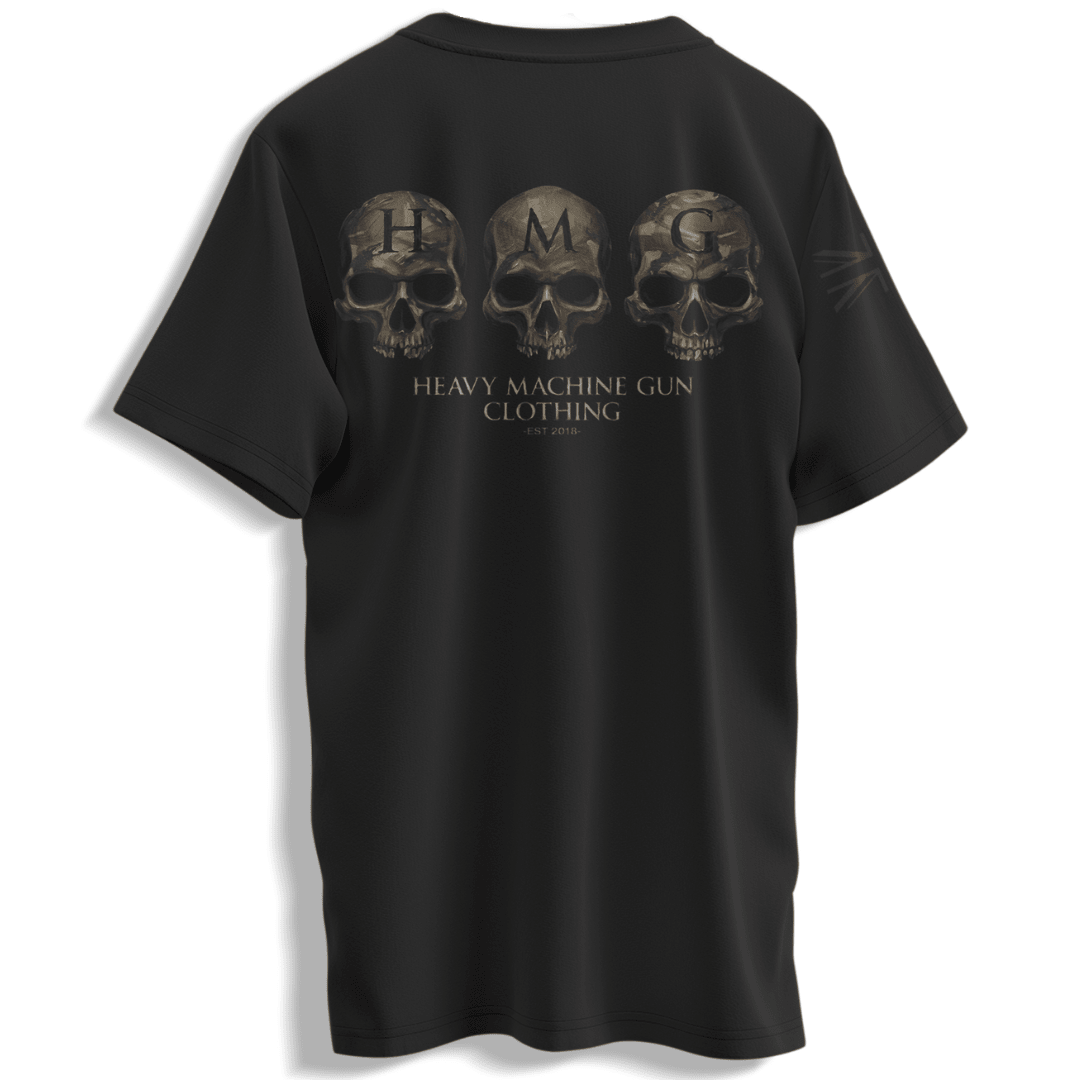 DPM Warpaint T-shirt British military tee with skull graphic and Union Jack — veteran-owned British military apparel