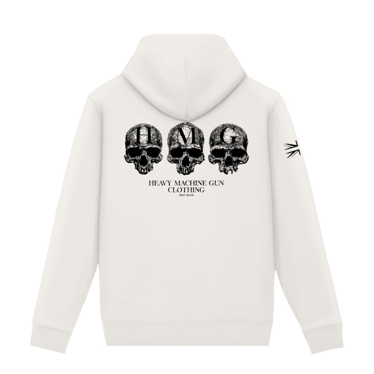HMG Black Skull Hoodie - HMG Clothing