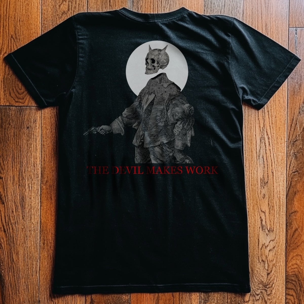 The Devil Makes Work T-shirt - HMG Clothing