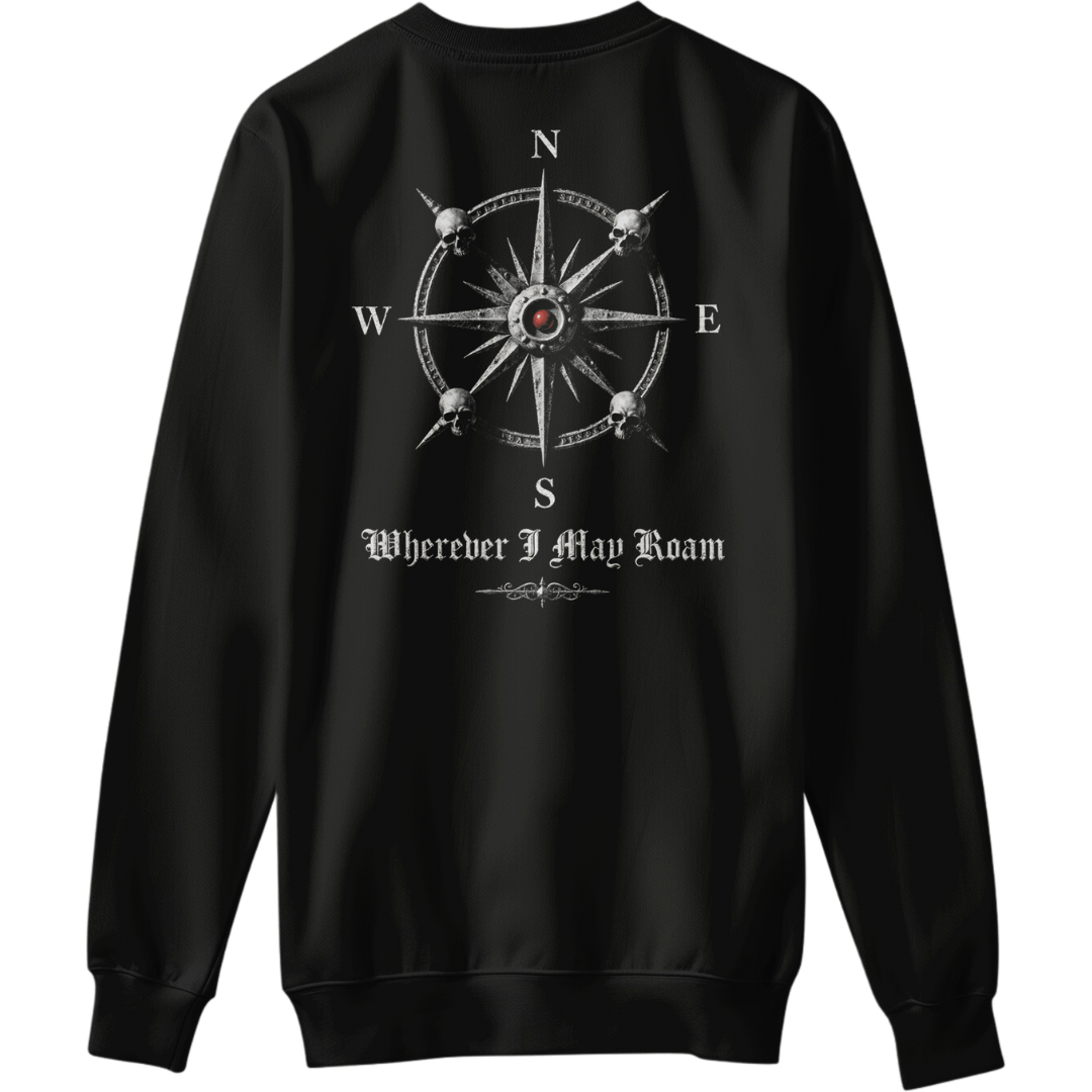 Wherever I May Roam V.2 Sweatshirt - HMG Clothing