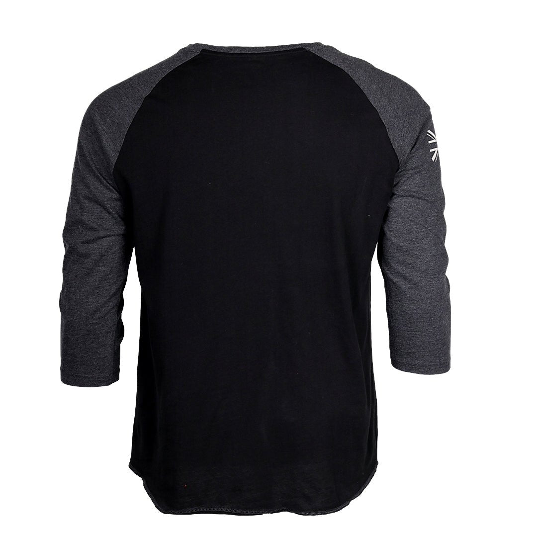 HMG Baseball T-Shirt - Charcoal/Grey - HMG Clothing