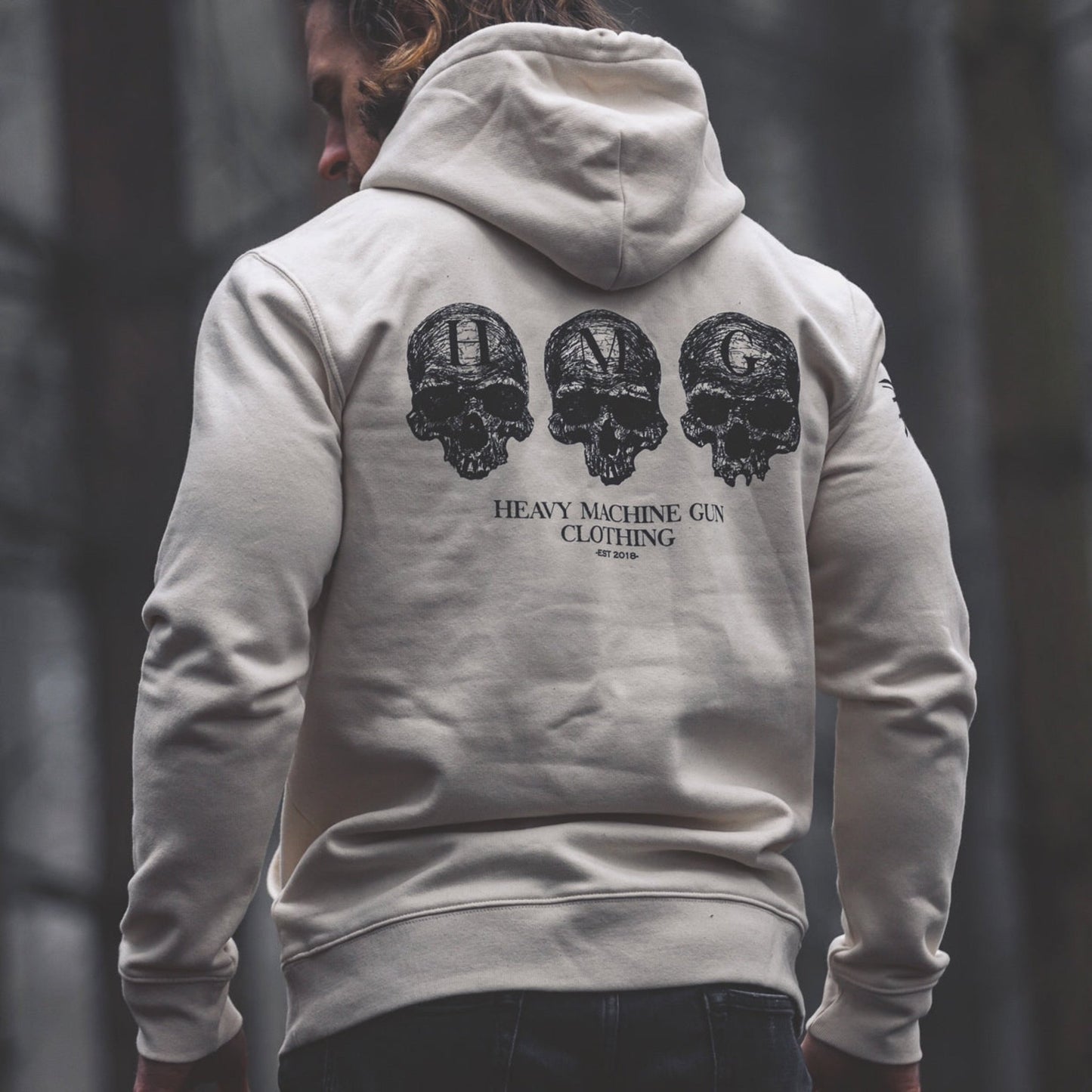 HMG Black Skull Hoodie - HMG Clothing