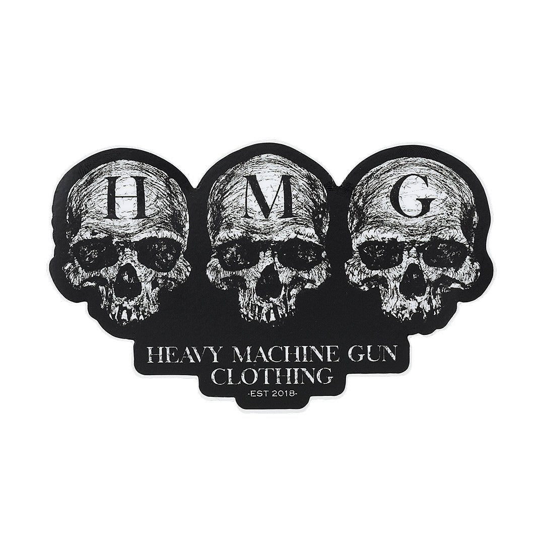 HMG Skull Sticker - HMG Clothing
